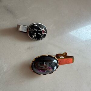 Elegant.vintage Black and Silver Cufflinks